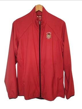 Adidas 2016 U.S. Open Oakmont Golf Jacket - Women's Red Full-Zip Climalite Sz: L